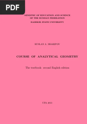 Course of Analytical Geometry