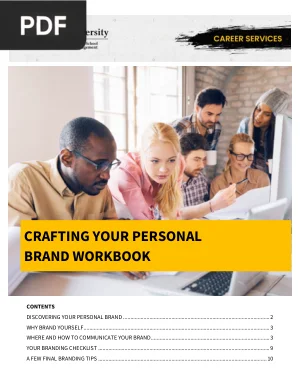 Crafting Your Personal Brand Workbook