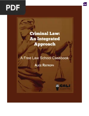 Criminal Law: An Integrated Approach