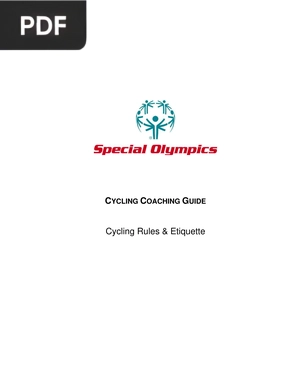 Cycling Coaching Guide. Cycling Rules & Etiquette