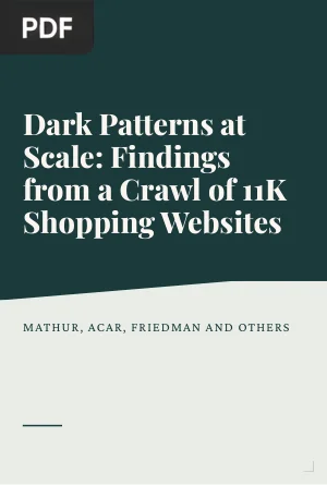 Dark Patterns at Scale: Findings from a Crawl of 11K Shopping Websites