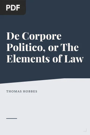 De Corpore Politico, or The Elements of Law