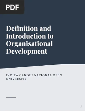 Definition and Introduction to Organisational Development