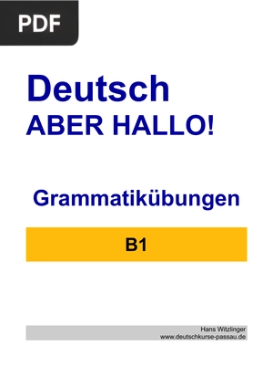 Deutsch ABER HALLO! B1
