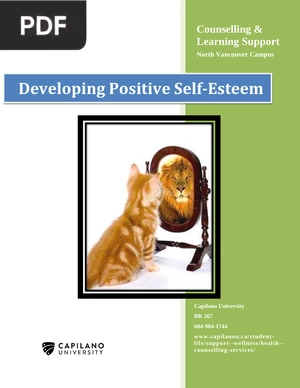 Developing Positive Self-Esteem