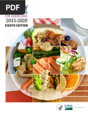 Dietary guidelines for Americans