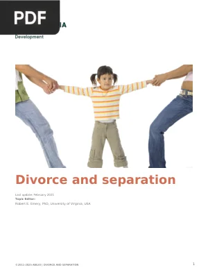 Divorce and Separation