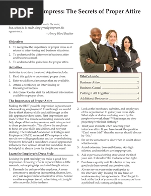 Dressing to Impress: The Secrets of Proper Attire