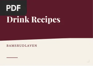 Drink Recipes