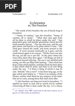 Ecclesiastes (Bible)