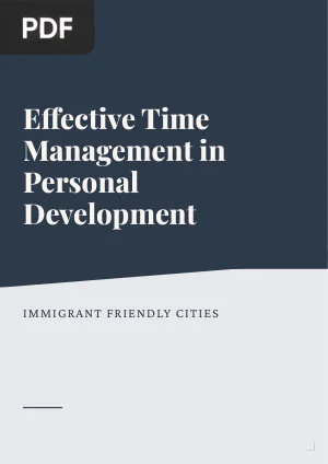 Effective time management in personal development