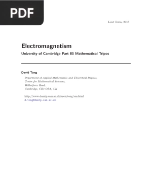 Electromagnetism