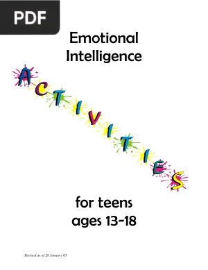 Emotional Intelligence Activities for Teens Ages 13-18