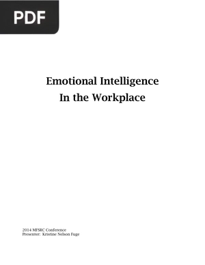 Emotional Intelligence In the Workplace