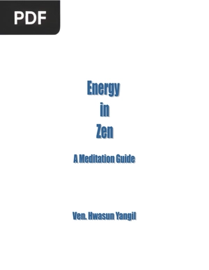 Energy in Zen a Meditation Guide