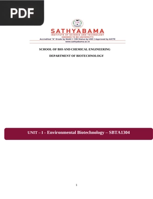 Environmental Biotechnology