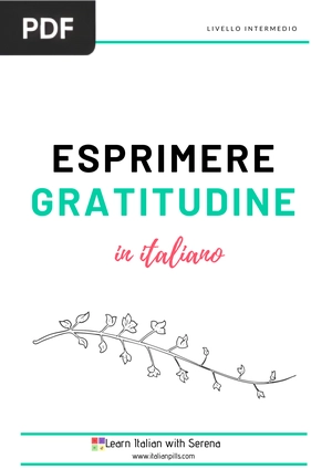 Esprimere Gratitud in Italiano