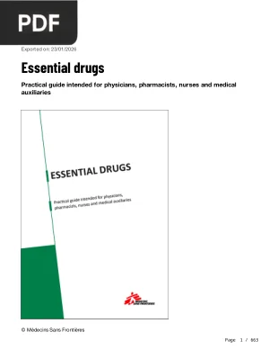 Essential Drugs - Practical Guidelines
