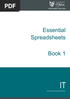 Essential Spreadsheets Book 1
