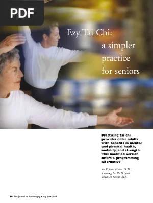 Ezy Tai Chi: A Simpler Practice for Seniors