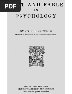 Fact and Fable in Psychology