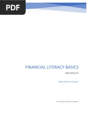 Financial Literacy Basics for Adults