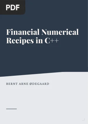 Financial Numerical Recipes in C++