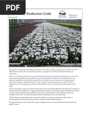 Floriculture Production Guide