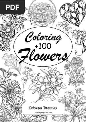 Flowers Coloring Book