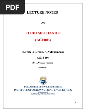 Fluid Mechanics