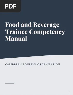 Food and Beverage Trainee Competency Manual
