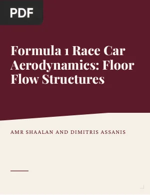 Formula 1 Race Car Aerodynamics: Floor Flow Structures