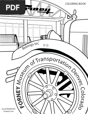 Forney Museum of Transportation Coloring Book