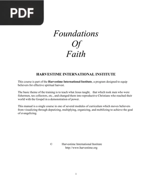 Foundations Of Faith
