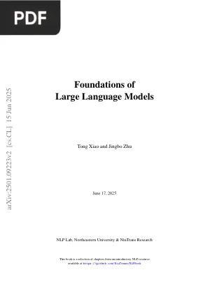 Foundations of Large Language Models