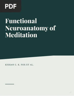 Functional Neuroanatomy of Meditation