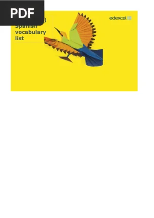 GCSE Spanish Vocabulary List