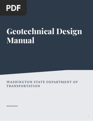 Geotechnical Design Manual