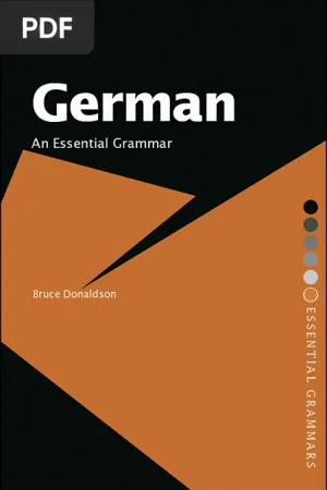 German: An Essential Grammar