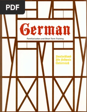 German Familiarization and Short Term Training