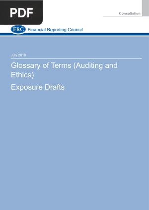 Glossary of Terms (Auditing and Ethics)