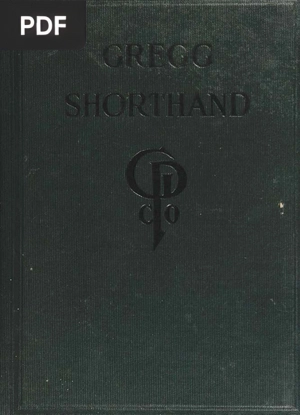 1916 Gregg Shorthand Manual