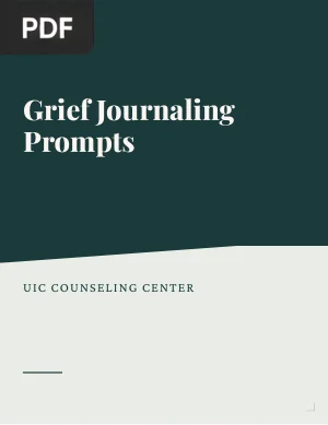 Grief Journaling Prompts