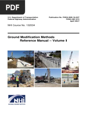 Ground Modification Methods Reference Manual Volume I