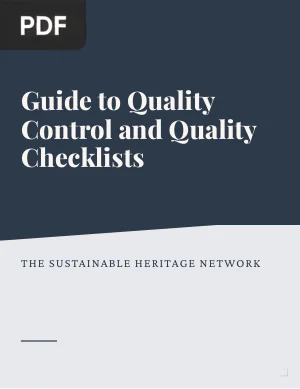 Guide to quality control and quality checklists