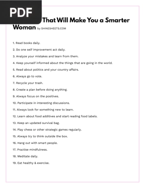 99 Habits That Will Make You a Smarter Woman