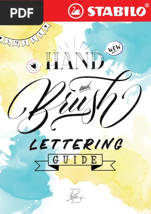 Hand and Brush - Lettering Guide