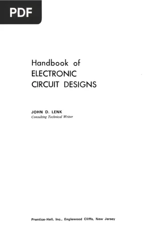 Handbook of Electronic Circuit Designs
