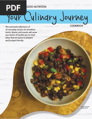 Healthy Food | Good Nutrition Cookbook: Your Culinary Journey