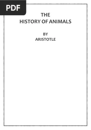 History of Animals